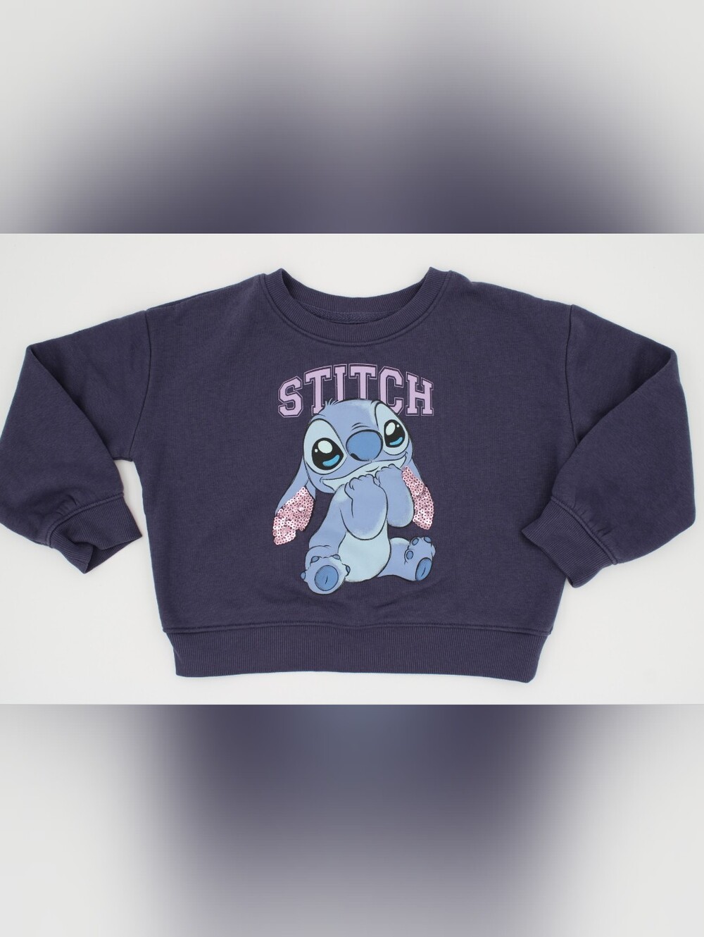 Disney Jumping Beans Girls Stitch Sweatshirt Purple Size 5